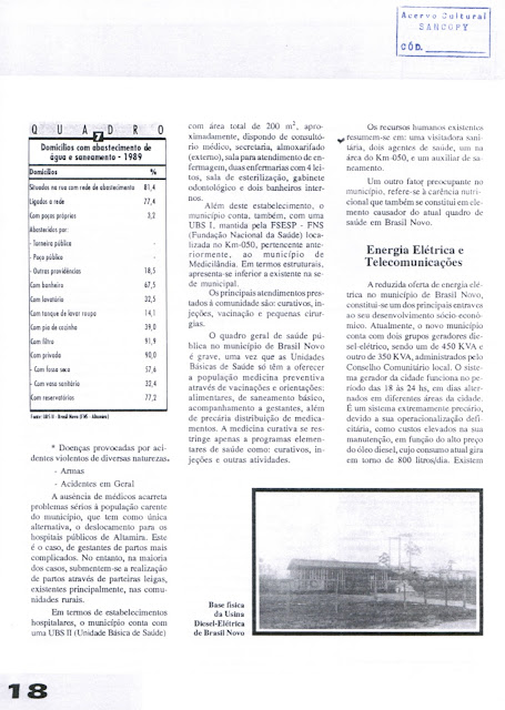 REVISTA NOVOS MUNICÍPIOS PARAENSES -  MUNICÍPIO DE BRASIL NOVO - 1993