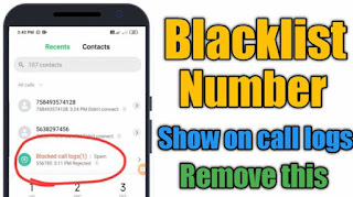 How to add or Remove Number from blacklist on Android