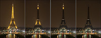 Earth Hour Eiffel Tower