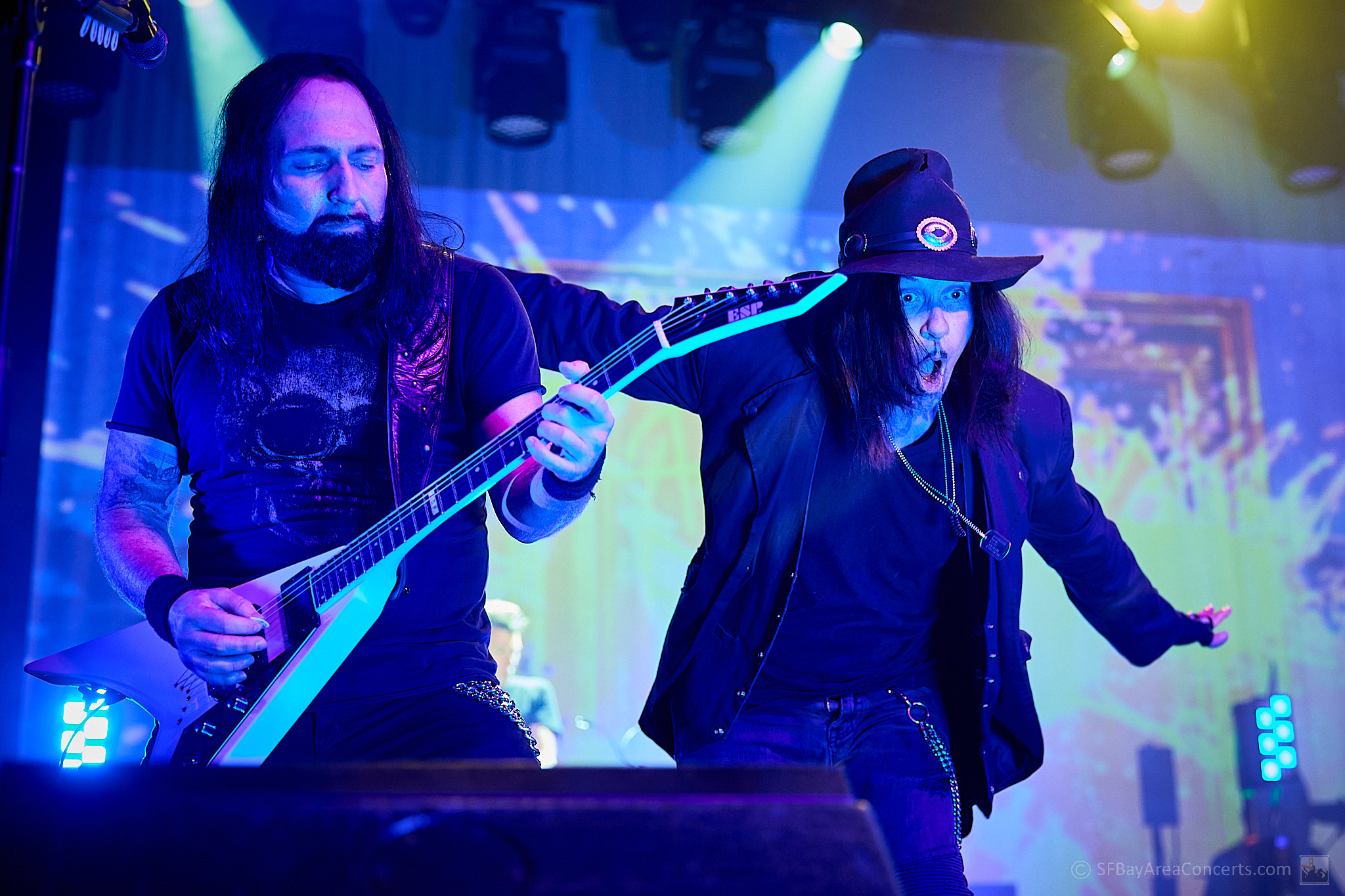 Monte Pittman & Al Jourgensen of Ministry @ the Warfield (Photo: Kevin Keating)