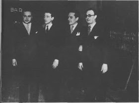 Ciríaco Ortiz, Anselmo Aieta,Enrique Rodríguez y Edgardo Donato en1938