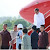 Presiden Jokowi Telah Tiba Di Bandara Banyuwangi Langsung Disambut Alunan Hadrah