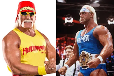 Hulk Hogan sebagai pegulat WWE dan aktor di film No Holds Barred