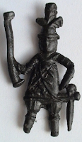 Soldier, 1550-1650 гг, tin alloy.