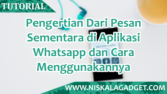 Pengertian Dari Pesan Sementara di Aplikasi Whatsapp dan Cara Menggunakannya