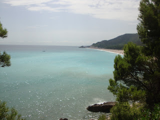 Platja del Torn nudist beach landscape turquoise sea - L´Hospitalet de L'Infant - Tarragona