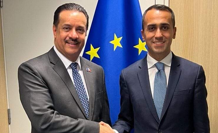 السفير البحريني " لدى مملكة بلجيكا يلتقي مع المبعوث الخاص للاتحاد الأوروبي لمنطقة الخليج. جريده الراصد24