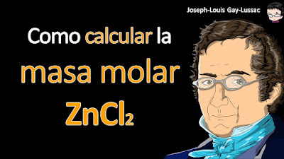 Como calcular la masa molar de ZnCl2 a cuatro cifras significativas.