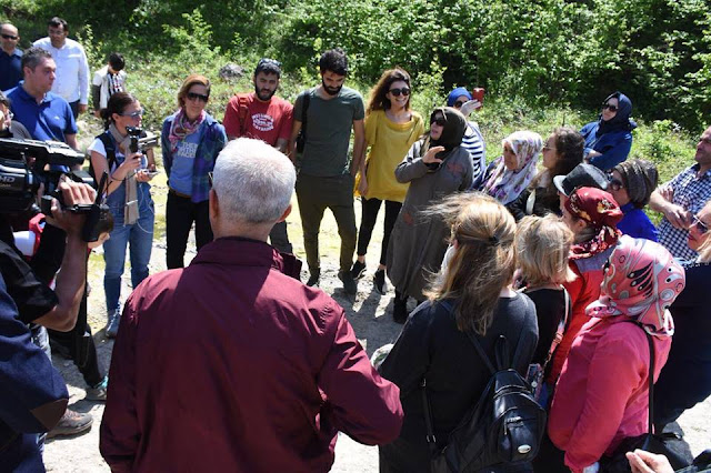 4.Düzce Ot Festivali hazırlıklarını izlemek için Bloggerlar ziyaretimize geldi