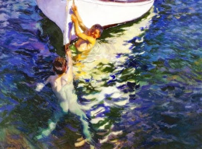 El bot blanc (Joaquim Sorolla i Bastida)