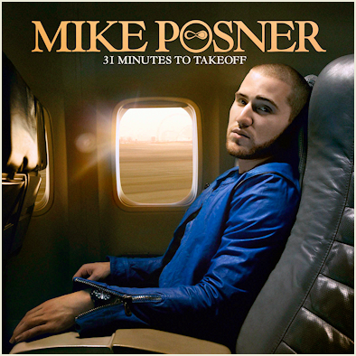 This is Mike Posner Debut Album Cover "31 Minutes to Takeoff".