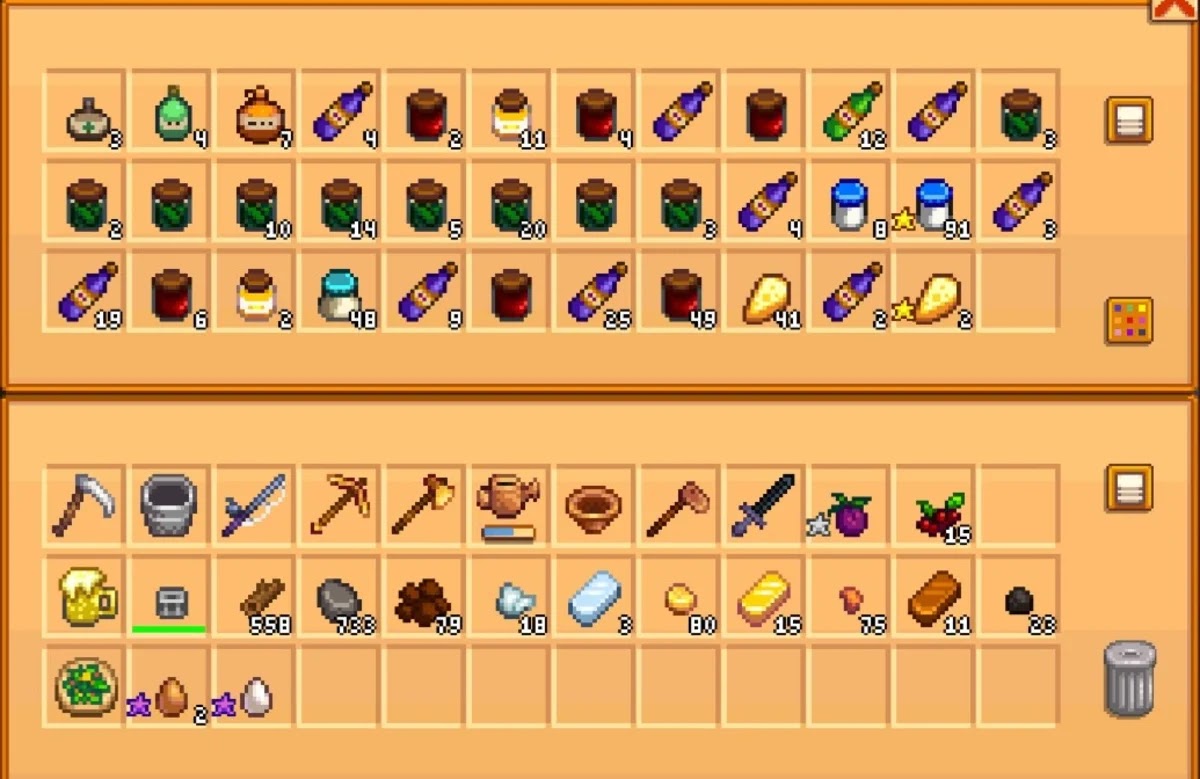Importance of crafting in Stardew Valley