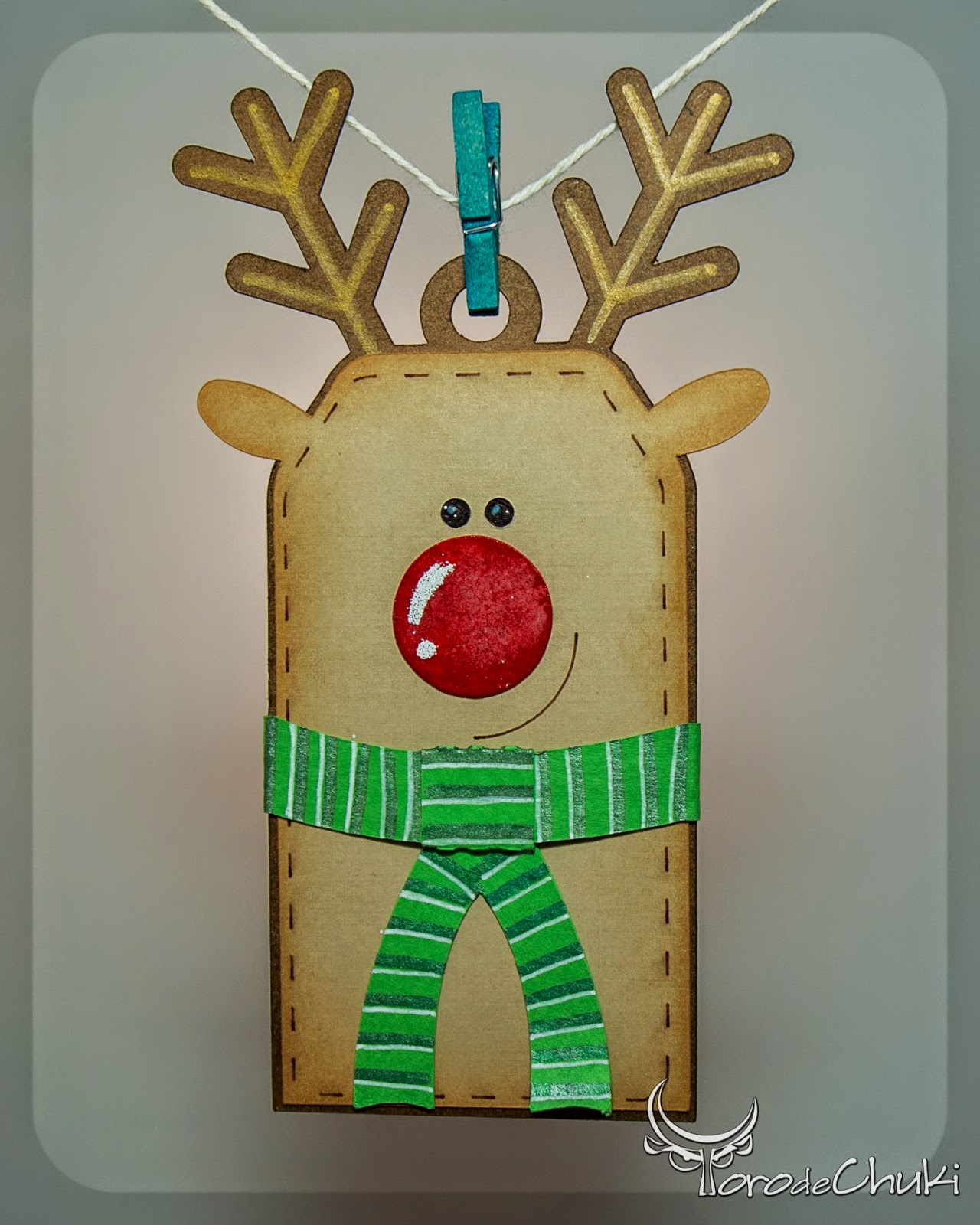Download Awesome SVGs: Day 4 - Reindeer Gift Tag, 2014 Christmas Series