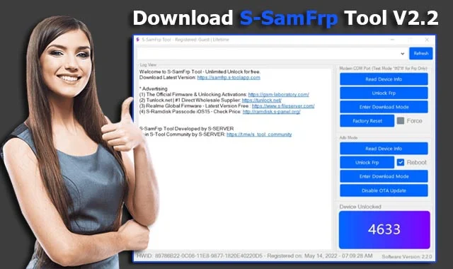 شرح وتحميل برنامج S-SamFrp Tool V2.2 اخر تحديث