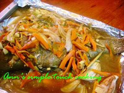 Simple Touch Cooking++::: Ikan Kerapu Stim Limau