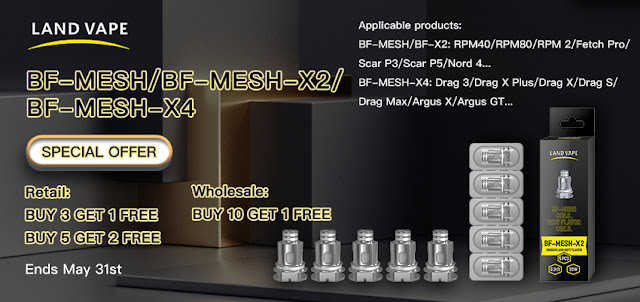 Check out the Land Vape BF Mesh Coil deal!