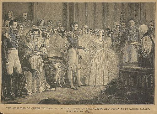 Dressed for love a look at Queen Victoria 39s wedding gown on the 172nd 