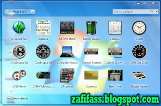 Widget Keren di Windows 7(zafifass.blogspot.com)