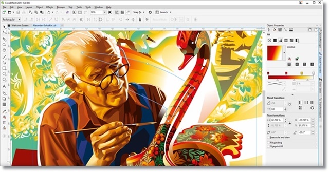 CorelDraw Software Design