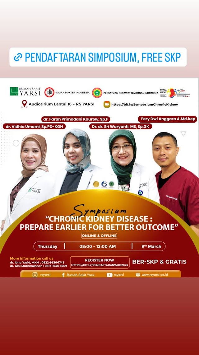 (2 SKP IDI, 2 SKP PPNI) *WEBINAR WORLD KIDNEY DAY tgl 9 MARET 2023* *Preparing For The Unexpected, Supporting The Vulnerable*