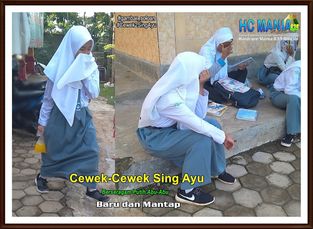 Gambar Siswa-Siswi SMA Negeri 1 Ngrambe Cover Putih Abu-Abu - Buku Album Gambar Soloan Edisi 8