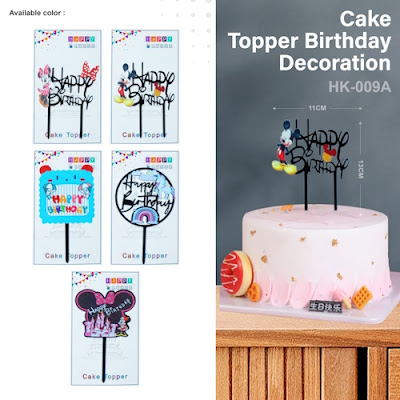 Cake Topper Birthday Decoration (HK-009A)