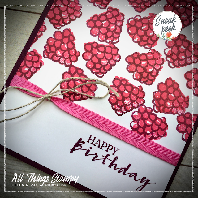 Sale-a-Bration sneak peek Berry Blessings Stampin Up