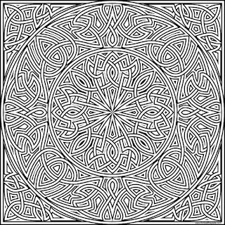 knot to print and color- available in jpg and transparent png formats #knotwork