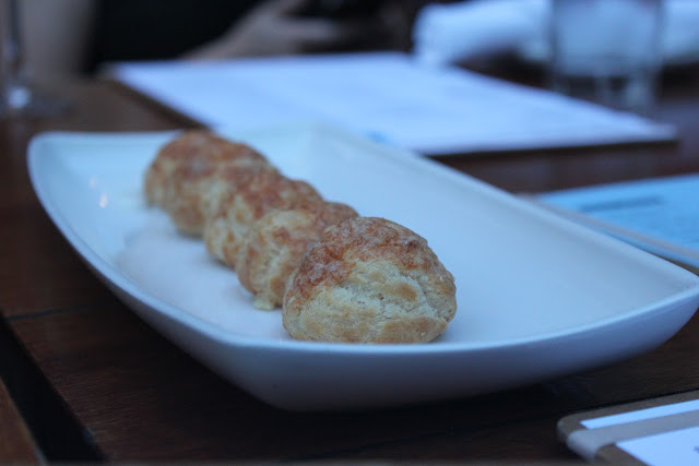 Gougeres at The Blue Room, Cambridge, Mass.