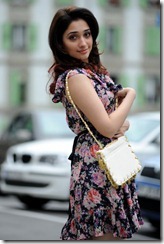 Actress Tamanna Latest Hot Pics in Floral Skirt