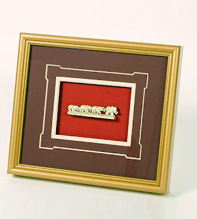 Elephant silver frame