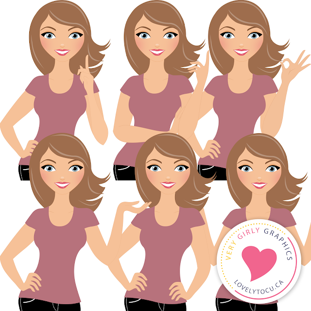 Free girl avatar clipart from Lovelytocu