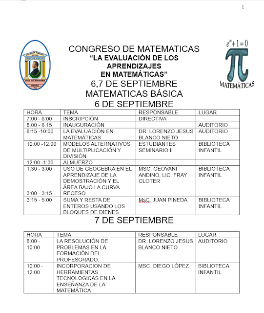 10º Congreso de Egresados de Matemáticas San Pedro Sula