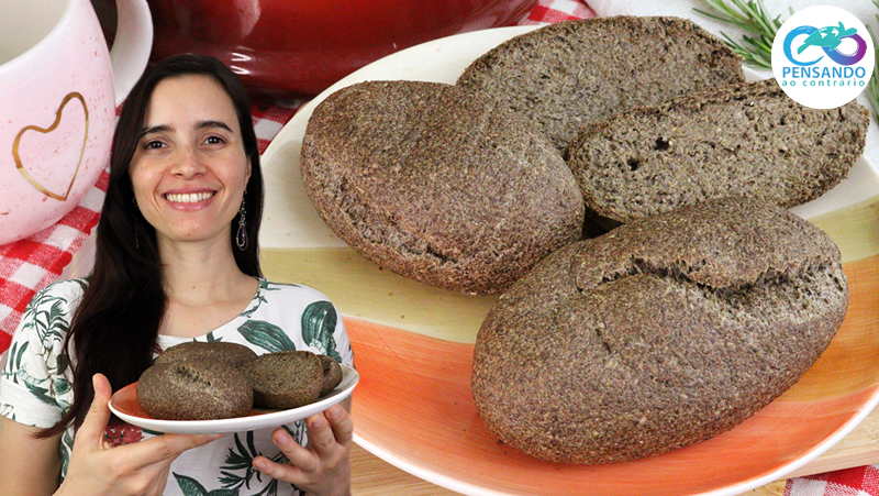 Pão de chia e água