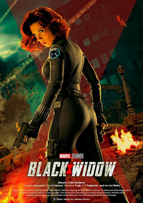 Black Widow Marvel studio Movie (Poster design by Lakshan Perera)