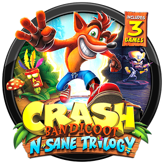 Crash Bandicoot N. Sane Trilogy - Round icon by andonovmarko
