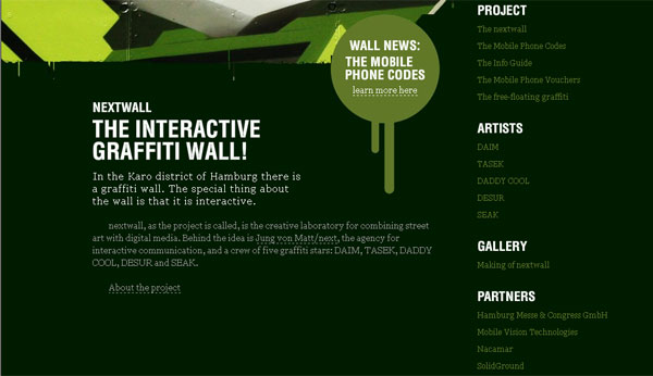 Interactive Graffiti is here - meet nextwall