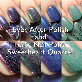 Ever After Polish and Tonic Nail Polish Sweetheart Quartet