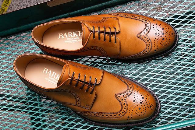 Mens brogue shoe by Barker Shoes