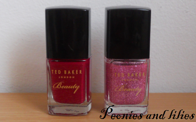 Ted baker cherry bomb nail duo, Ted baker cherry bomb nail polish, Ted baker sugar rush nail polish