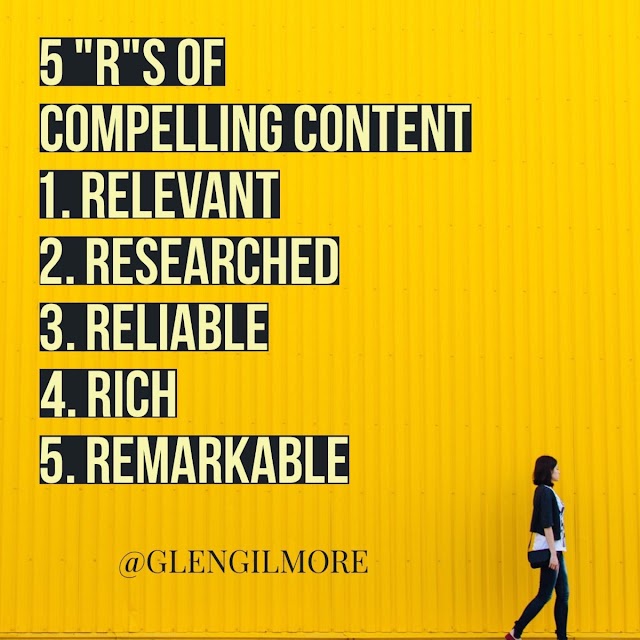 5 R in #content marketing