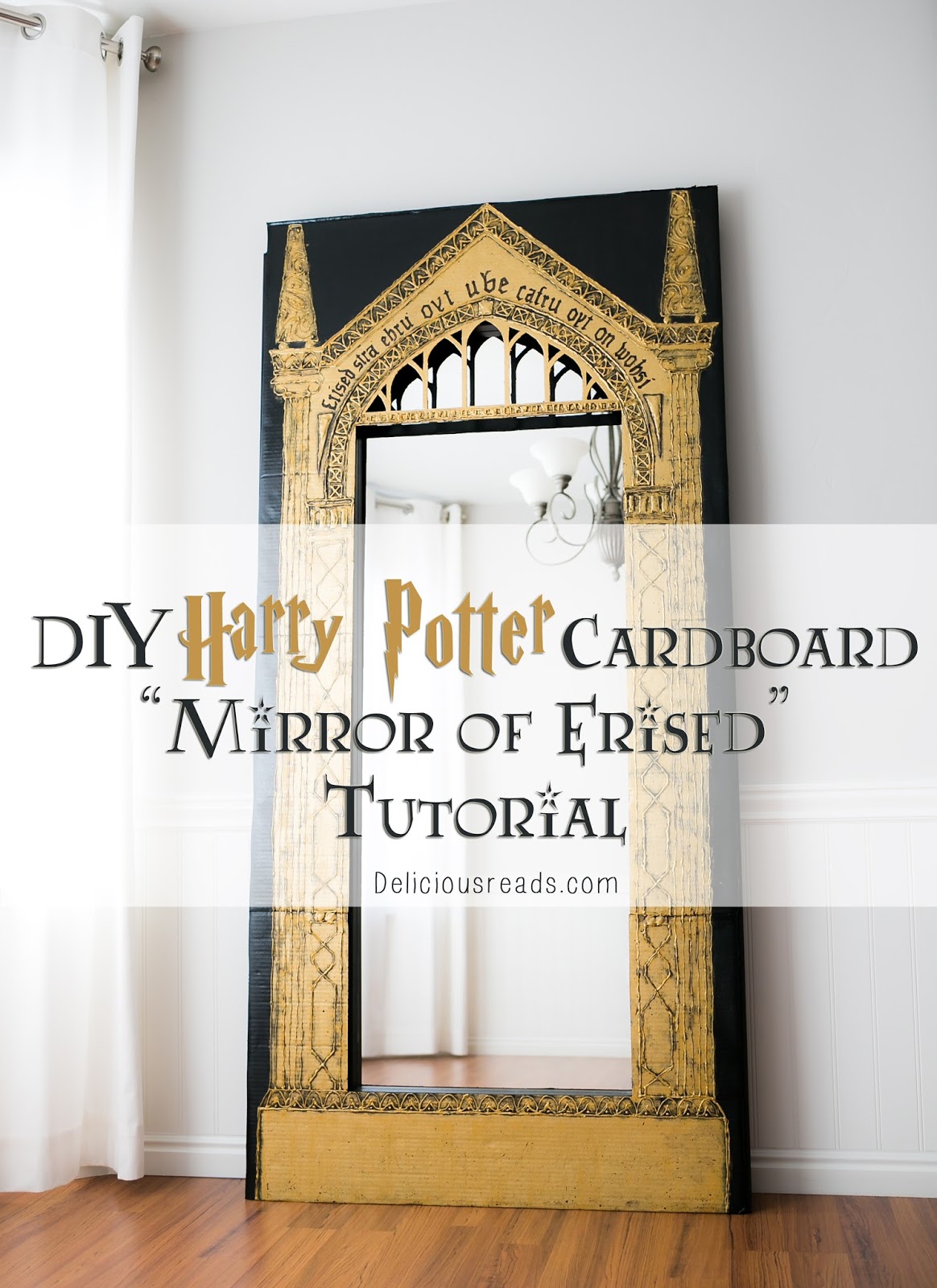 Delicious Reads: DIY Harry Potter Cardboard Mirror of Erised Tutorial