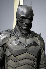 Batman 2022 costume cowl detail