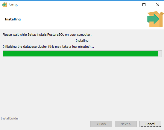 PostgreSQL Install on Window Step 7