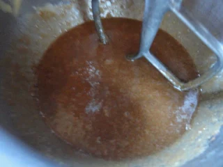 Cake Batter in a mixing bowl.