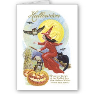 Old Witch Card