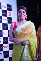 Bollywood Actress Raveena Tandon in Transparent Green Saree at Trailer Launch Of Film Maatr  0014.JPG