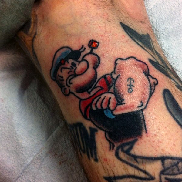 60 incríveis tatuagens do Popeye - Veja e inspire-se!