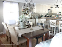 farmhouse glam dining room