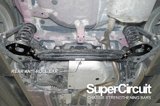 SUPERCIRCUIT anti roll bar installed to the Toyota Corolla Cross XG10